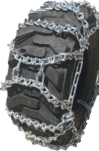 TireChain.com 11.2-16 سلاسل إطارات جرار V-BAR ثنائية السلم، بسعر لكل زوج. in Saudi Arabia