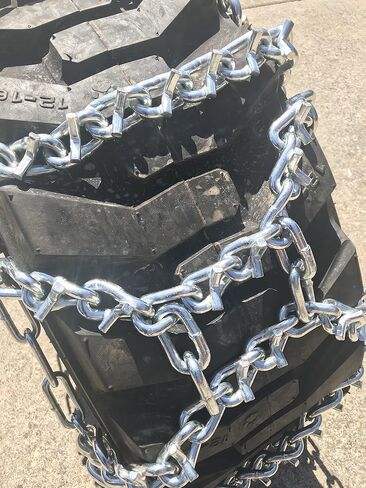 TireChain.com 11.2-16 سلاسل إطارات جرار V-BAR ثنائية السلم، بسعر لكل زوج. in Saudi Arabia
