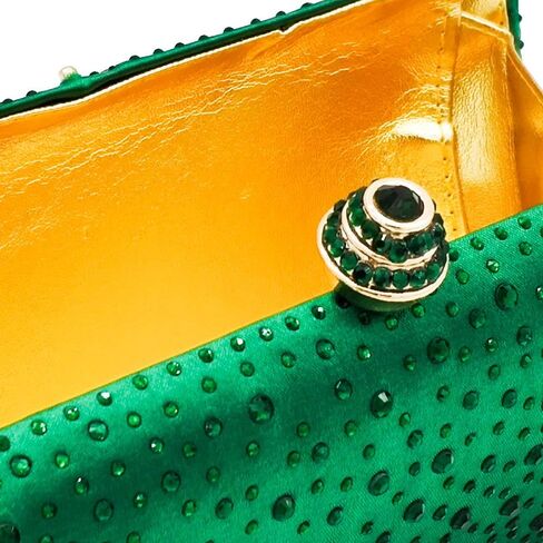 Boutique De FGG محفظة كريستالية للنساء حقائب يد رسمية للسهرة حقيبة صغيرة من حجر الراين لحفلات الزفاف وحفلات التخرج، صغيرة in Kuwait