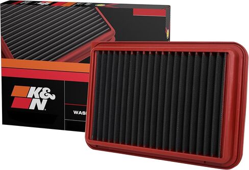 فلتر هواء المحرك K&N Select، عالي الأداء، صناعي جاف، قابل للغسل، فلتر بديل، متوافق مع 2006-2017 Toyota/Lexus (Camry، Venza، ES250)، SA-2370 in Kuwait