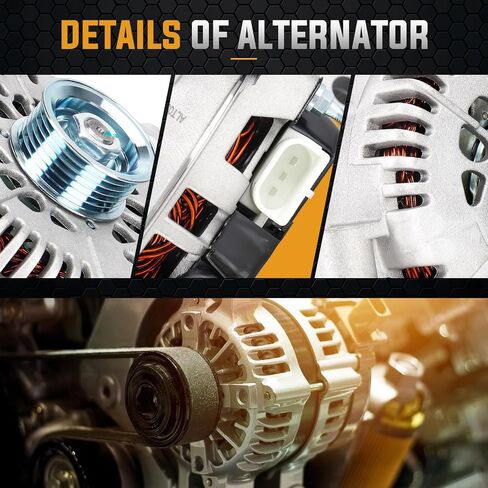 Alternator 3.0L Replacement Compatible with 2005-2007 Mercury Mariner 3L, 2005-2006 Mazda Tribute, 2005-2007 Ford Escape Replace AFD0112, AJC8-18-300B, RM4U2J-10D309-JC, 334-2653A in Saudi Arabia