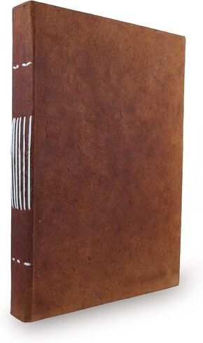 Kathmandu Valley Co. Nepali Keeper Journal with Handmade Lokta Paper. Made in Nepal. (6x9 Inches, Busy Bee) in Kuwait
