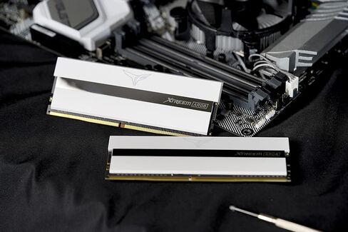 TEAMGROUP T-Force XTREEM ARGB DDR5 Ram 32GB (2x16GB) 8000MHz PC5-64000 CL38 Desktop Memory Module Ram for 600 700 Series Chipset XMP 3.0 Ready Black FF9D532G8000HC38DDC01 in Kuwait