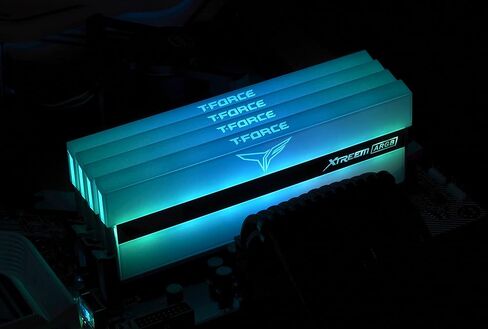 TEAMGROUP T-Force XTREEM ARGB DDR5 Ram 32GB (2x16GB) 8000MHz PC5-64000 CL38 Desktop Memory Module Ram for 600 700 Series Chipset XMP 3.0 Ready Black FF9D532G8000HC38DDC01 in Kuwait