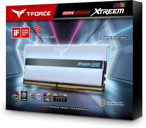 TEAMGROUP T-Force XTREEM ARGB DDR5 Ram 32GB (2x16GB) 8000MHz PC5-64000 CL38 Desktop Memory Module Ram for 600 700 Series Chipset XMP 3.0 Ready Black FF9D532G8000HC38DDC01 in Kuwait