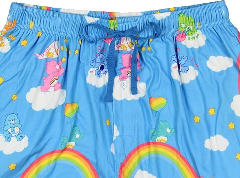 Care Bears Men's AOP Clouds and Rainbows Adult Lounge Sleep Pajama Pants with Drawstring Elastic Waistband in Saudi Arabia