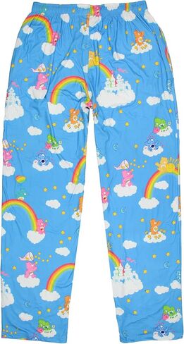 Care Bears Men's AOP Clouds and Rainbows Adult Lounge Sleep Pajama Pants with Drawstring Elastic Waistband in Saudi Arabia