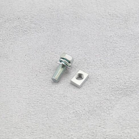 SING F LTD 10 قطع من براغي وصواميل بطارية الدراجة النارية مجموعة من الصلب الكربوني للبطارية M5x14mm مسامير وصواميل مربعة للدراجات النارية ATV سكوتر إصلاحات مشاريع DIY in Saudi Arabia