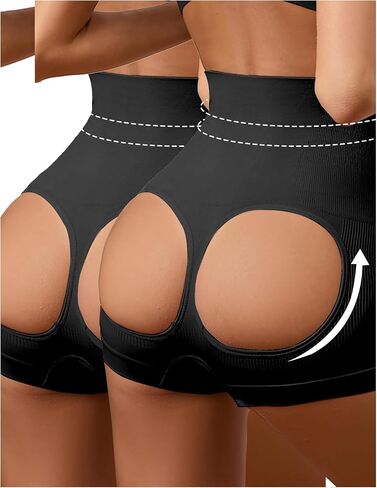 High Waisted Body Shaper Shorts Cut Out Shapewear for Women Tummy Control Hip Enhancer Underwear in Saudi Arabia