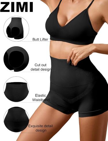 High Waisted Body Shaper Shorts Cut Out Shapewear for Women Tummy Control Hip Enhancer Underwear in Saudi Arabia