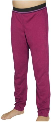 Hot Chillys Youth Pepper Bi-Ply Bottom Midweight Relaxed Fit Base Layer - UPF 30 Thermal Underwear Pants in Saudi Arabia