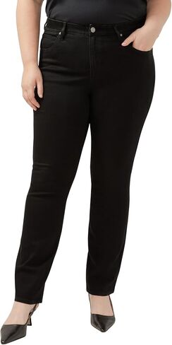 JAG Women's Plus Size Ruby Mid Rise Straight Leg Jeans in Saudi Arabia