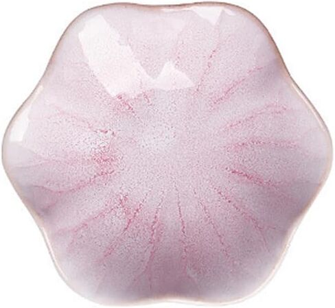 Leaf Flower Trinket Dish, Four Leaf Clover Ceramic Ring Holder, Lotus Leaf Jewelry Decorative Trinket Tray Plate Gifts for Women (Purple - Lotus Leaf) in Saudi Arabia