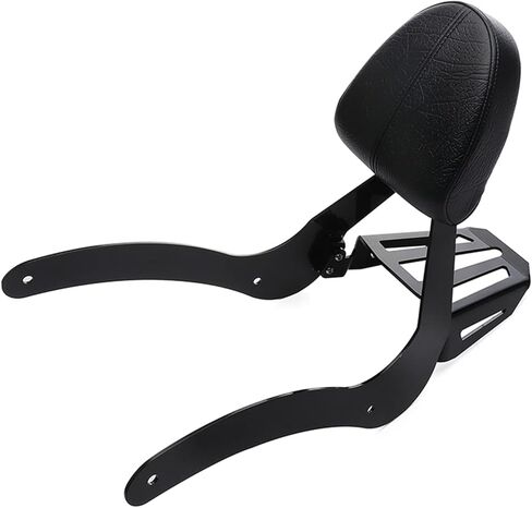 Sissy Bars مناسبة للكشافة الهندية Sixty Scout 2014 2015 2016 2017 2018 2019 2020 2021، وسادة المقعد الخلفي للركاب باللون الأسود ومسند الظهر ورف الأمتعة in Kuwait