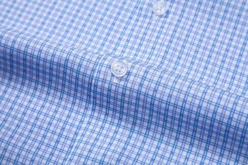 Mens Dress Shirts Stretch Long Sleeve Button Down Shirts Print Regular Fit Casual Busines Shirt in Saudi Arabia