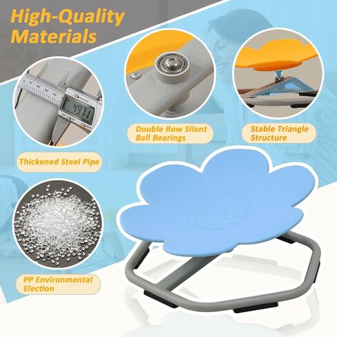 Sensory Spinning Chair for Autistic Kids, Sit and Spin Toys for Toddlers, Autism Swivel Chair Promote Coordination, Spinning Seat for Kids 3-5-7-10-12, Gifts for Autism Children in Saudi Arabia