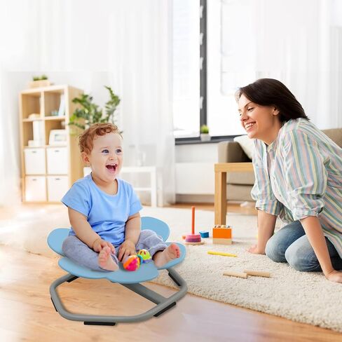 Sensory Spinning Chair for Autistic Kids, Sit and Spin Toys for Toddlers, Autism Swivel Chair Promote Coordination, Spinning Seat for Kids 3-5-7-10-12, Gifts for Autism Children in Saudi Arabia