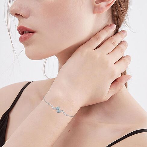 URONE Snake Bracelet For Women 925 Sterling Silver Snake Bracelet Chain Snake Jewelry Snake Gifts For Snake Lovers in Saudi Arabia