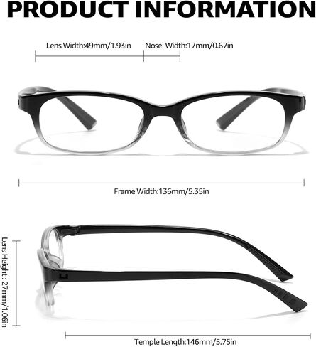 LVIOE Fashion Fake Clear Glasses for Women Y2k Non Prescription Blue Light Blocking Cosplay Eyewear Small Narrow Frame L22512 in Saudi Arabia