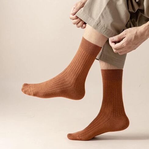 Women's Pure Color Simple Sock Soft Comfort Casual Cotton Crew Socks Free Size in Saudi Arabia