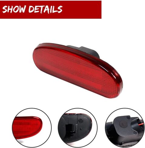 GTINTHEBOX Red Lens Rear Side Marker Light Fender Lamp Housing Assembly Compatible with 2009-2014 NISSAN CUBE 26195-1FC0A in Saudi Arabia