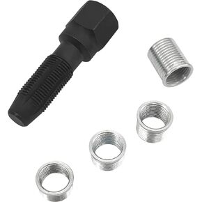 ZKTOOL 14mm Cylinder Head Rethreaded Kit, Spark Plug Thread Repair Kit,14mm Reamer Cylinder Thread Repair Tool,Spark Plug Rethreader Kit,4 Thread Insert. M14 x 1.25