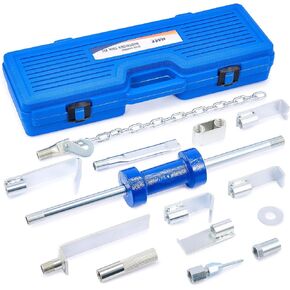 Orion Motor Tech Heavy Duty Slide Hammer Dent Puller Set, Auto Body Slide Hammer Dent Removal Kit with Heavy Duty Car Dent Puller and 9 Attachments, 14pc Car Dent Remover Tools for Cars Trucks More