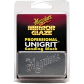 Meguiar's K2000 Mirror Glaze 2000 Grit Unigrit Sanding Block - 1 Block, Factory in Kuwait