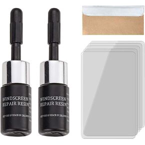 (2pcs)Automotive Glass Nano Repair Fluid Kit Cracked Car Windshield Repair Kit Resin | Wind Shield Car Glass Repair Set Glass Corrector Shatter Repair Glue for Cars