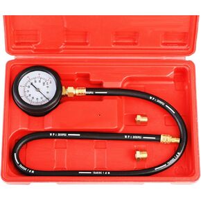 Oil Pressure Tester Kit, Professional Engine Diagnostic Test, 100PSI Pressure Gauge Tool with Hose Adapter for Truck Car ATV