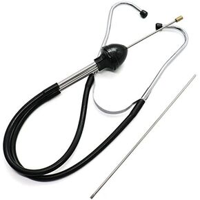 Garnish Gripper Mechanic's Stethoscope Automotive Engine Diagnostic Sensitive Hearing Tool for Cars, Trucks and Motorcycles,Black