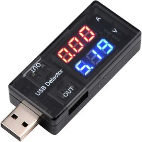 diymore USB C Tester Power Meter,Digital Multimeter, Type C Voltage and Current Tester Meter, Power Bank Capacity,Working Time Ammeter Voltmeter USB Cable Charger Detector LED Display