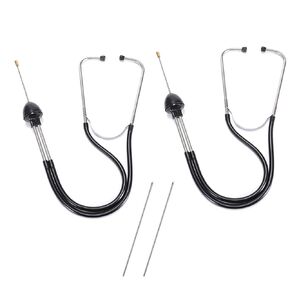 2Pcs Automotive Mechanic Stethoscope Engine Stethoscope Tool for Cars, Trucks and Motorcycles
