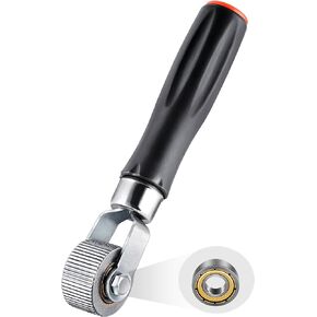 Car Audio Sound Deadening Roller Seam Roller, Heat Abatement Mat Noise Roller Sound Insulation Tool for Auto, Sound Deadener Application Installation Metal Hand Deading Roller Wheel Roller