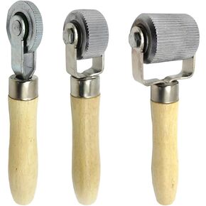 3PCS Car Sound Deadening Roller Metal Installation Tool, Automotive Sound Deadener Noise Rolling Wheel for Sound Proof Insulation, Interior Accessories Universal for SUV, Truck, RV