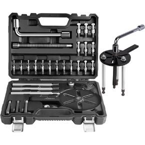 DISEN Bearing Puller, 35-Pack Bearing Puller Kit, 35-in-1 Blind Bearing Puller Come with Wrench, Bearing Separator with Portable Storage Box (Please Refer to The Video for Installation and Usage)
