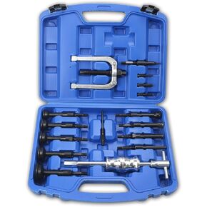 16-Piece Blind Hole Bearing Puller Set - Inner Race and Seal Extractor Kit - Includes Slide Hammer and Inner Bearing Removal Tool in Kuwait