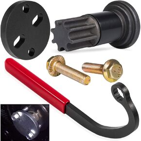 13mm Idle Lock Nut Wrench, Injection Pump Gear Puller and Engine Barring Tool for Dodge Ram VE P7100 VP44 Cummins B/C Series 1989-2002 (Set of 3)