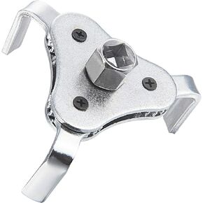 LCGP from 2-1/2 inch to 4.5 inch Black Oil Filter Wrench Tool Set with 3 Jaw, Universal Adjustable Oil Filter Wrench