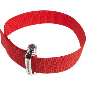 GEARWRENCH 3/8" & 1/2" Drive Heavy-Duty Oil Filter Strap Wrench, 3529D , Red