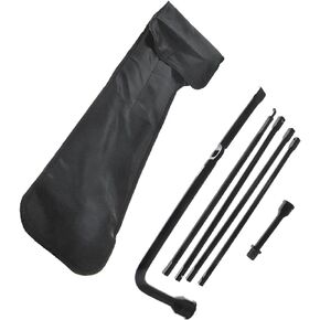 Spare Tire Lug Wrench Tool Kit for Jack Replacement for 2007-2015 Dodge Ram 2500 3500 with Case