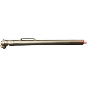 Milton S-921 Pencil Tire Pressure Gauge, Passenger Car, With Built-in Deflator Valve, Durable Plated Brass, Pressure Measured In PSI & kPa