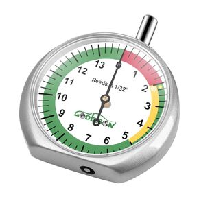 GODESON Dial Type Tire Tread Depth Gauge 88703 Professional for Motorcycle, car,Truck and Bus
