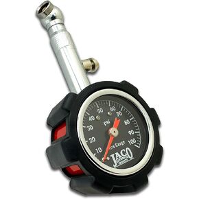 JACO Deluxe Tire Pressure Gauge - 100 PSI