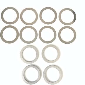 WKOOA 5/8x24 Barrel Shim Kit Muzzle Brake Alignment Stainless Steel Pack of 12