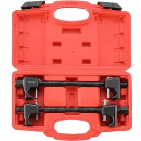 ATPEAM Macpherson Strut Spring Compressor 2pc Heavy Duty Coil Spring Compressor Strut Remover Installer Tool, 13/16in Socket 1/2in Drive
