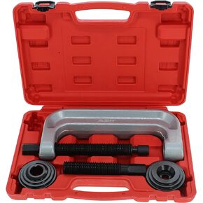 ABN Extra Large Ball Joint Press Kit Wheel Bearing Press Kit - Universal Ball Joint Separator Tool and Removal Adapters