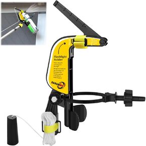 Spray Can Extension Pole Adaptor,Adjustment Sprayer Bracket Adaptor for Wasp/Hornet/Bee Spray Long Range,Spray Paint,Window Cleaner,Tree Pruning Sealer Spray,Spray Can Trigger Handle(Black)