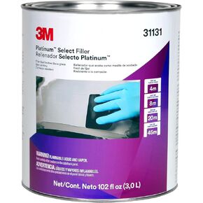 3M Platinum Select Filler 31131, Lightweight, Stain Free, Tack Free, Creamy Formula, 1 gallon (102 fl oz)