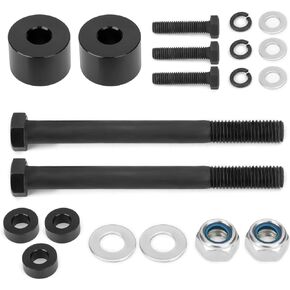 Dynofit Differential Drop Kit for 2005-2022 Tacoma 4WD, 2003-2019 4Runner 4WD, CNC Machined T6 Aircraft Billet Aluminum Diff Drop with Skid Plate Drop Spacer Fit 2005-2015 Fj Cruiser 4WD (Black)